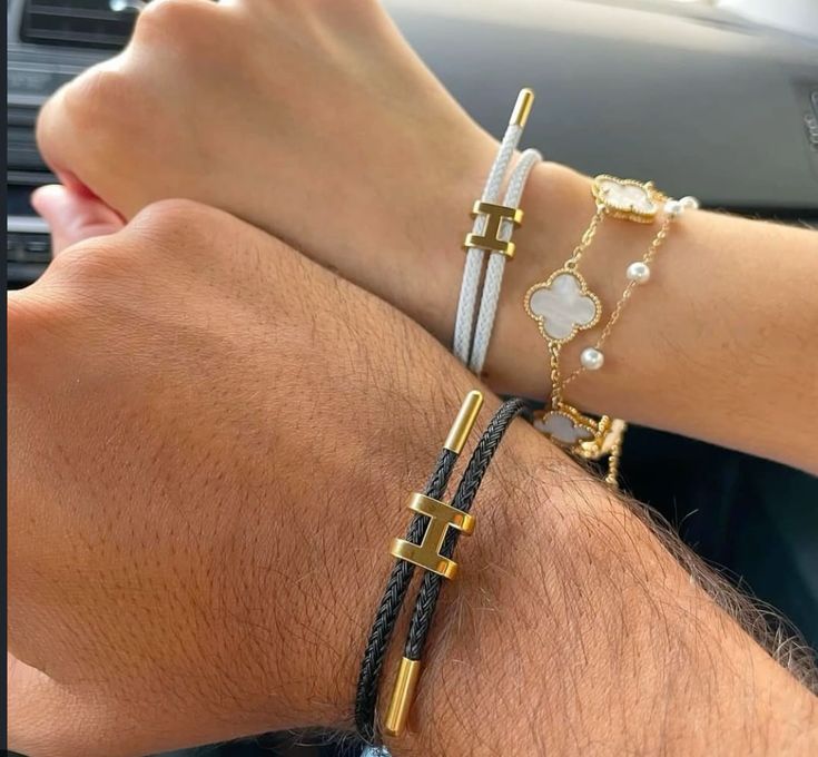 💑 Hermès-Style Couple Bracelet
